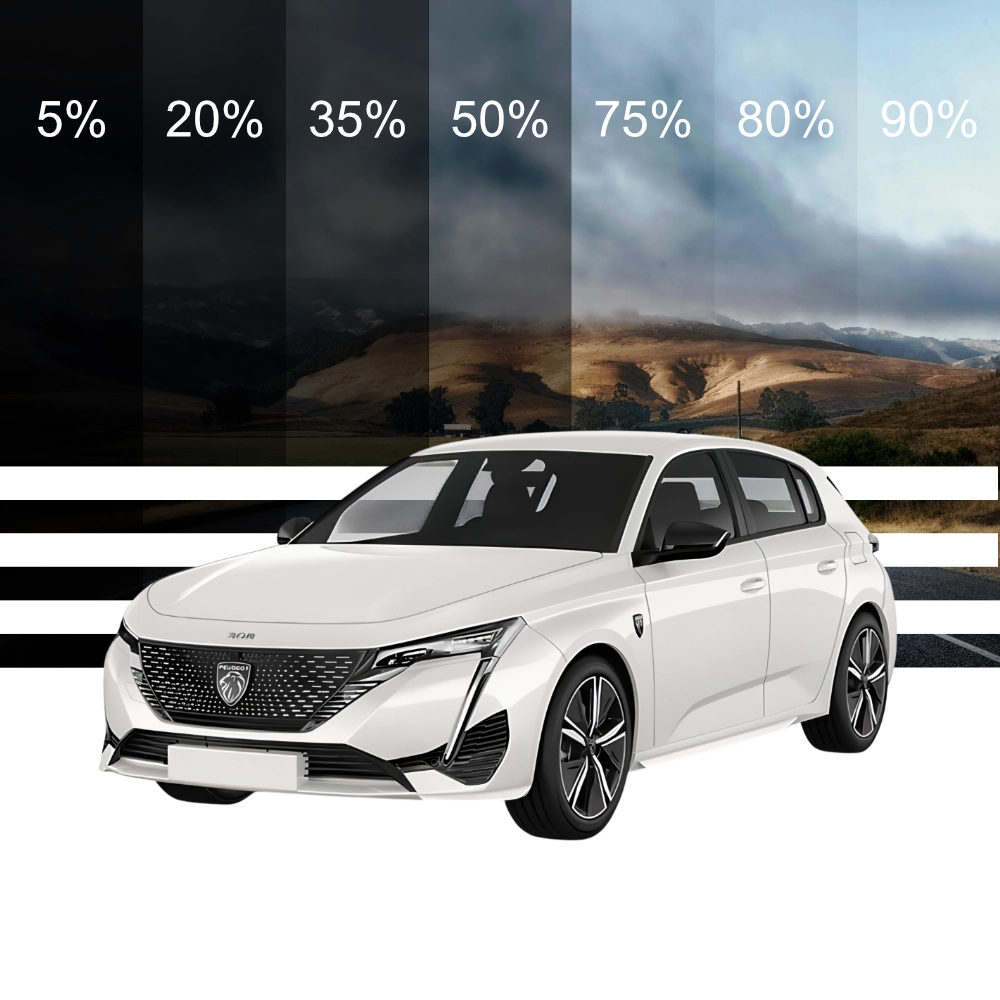 Folie protectie solara pre-taiata pentru geamuri auto Peugeot