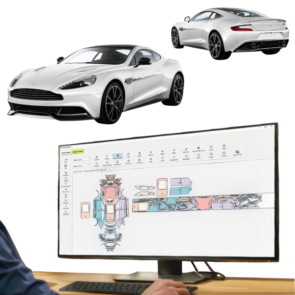 KIT Folii PPF pretaiate Aston Martin