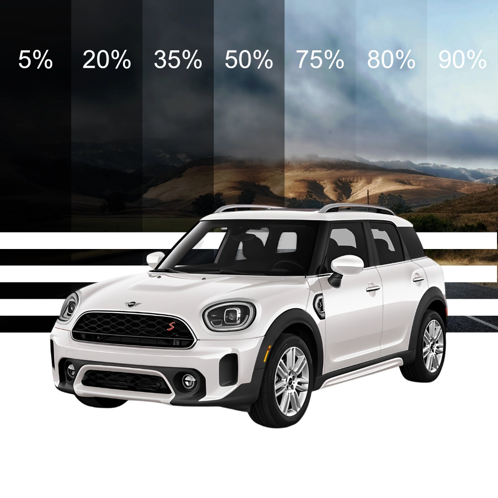 Folie protectie solara pre-taiata pentru geamuri auto Mini