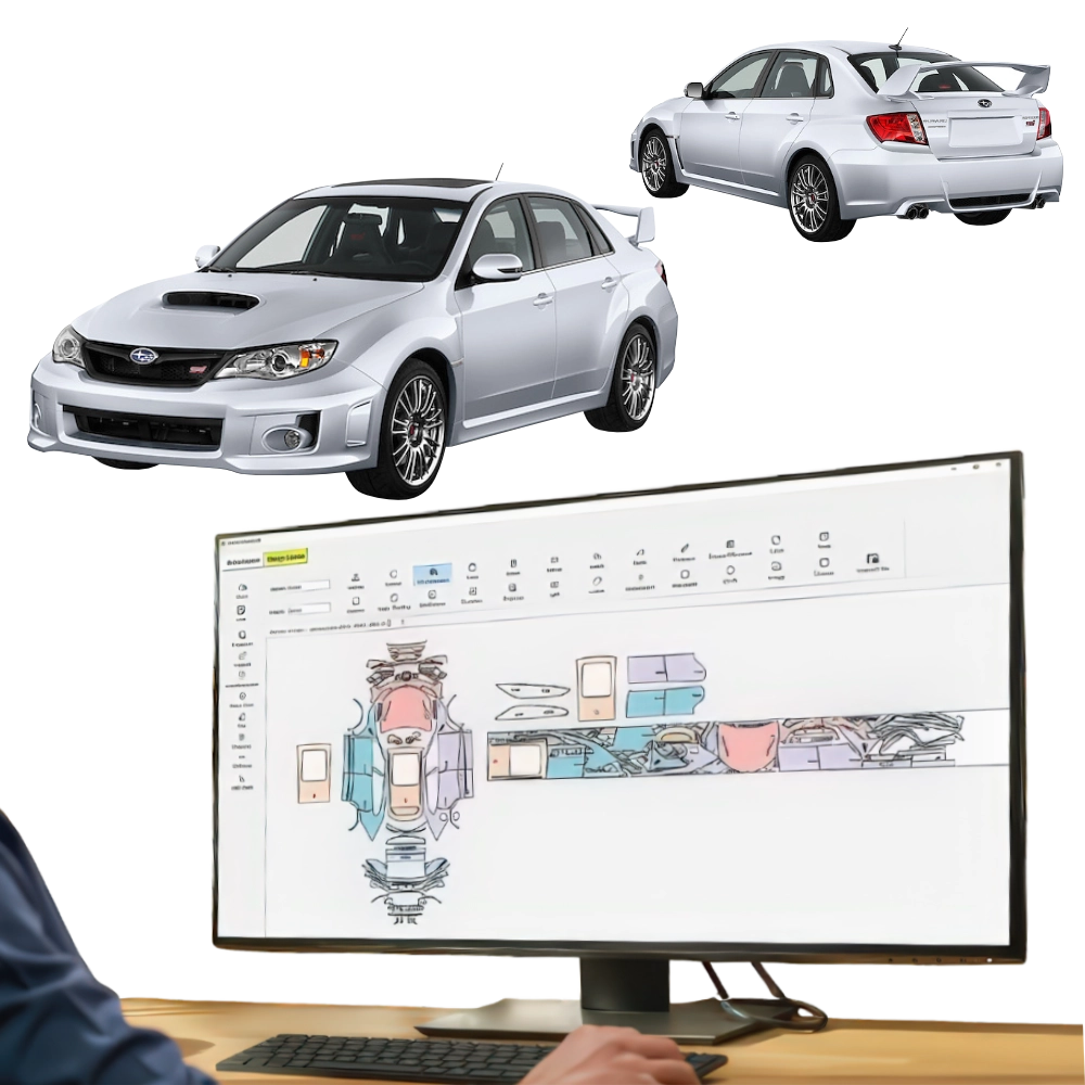 KIT Folii PPF pretaiate Subaru