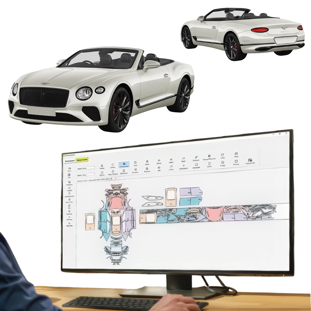 KIT Folii PPF pretaiate Bentley