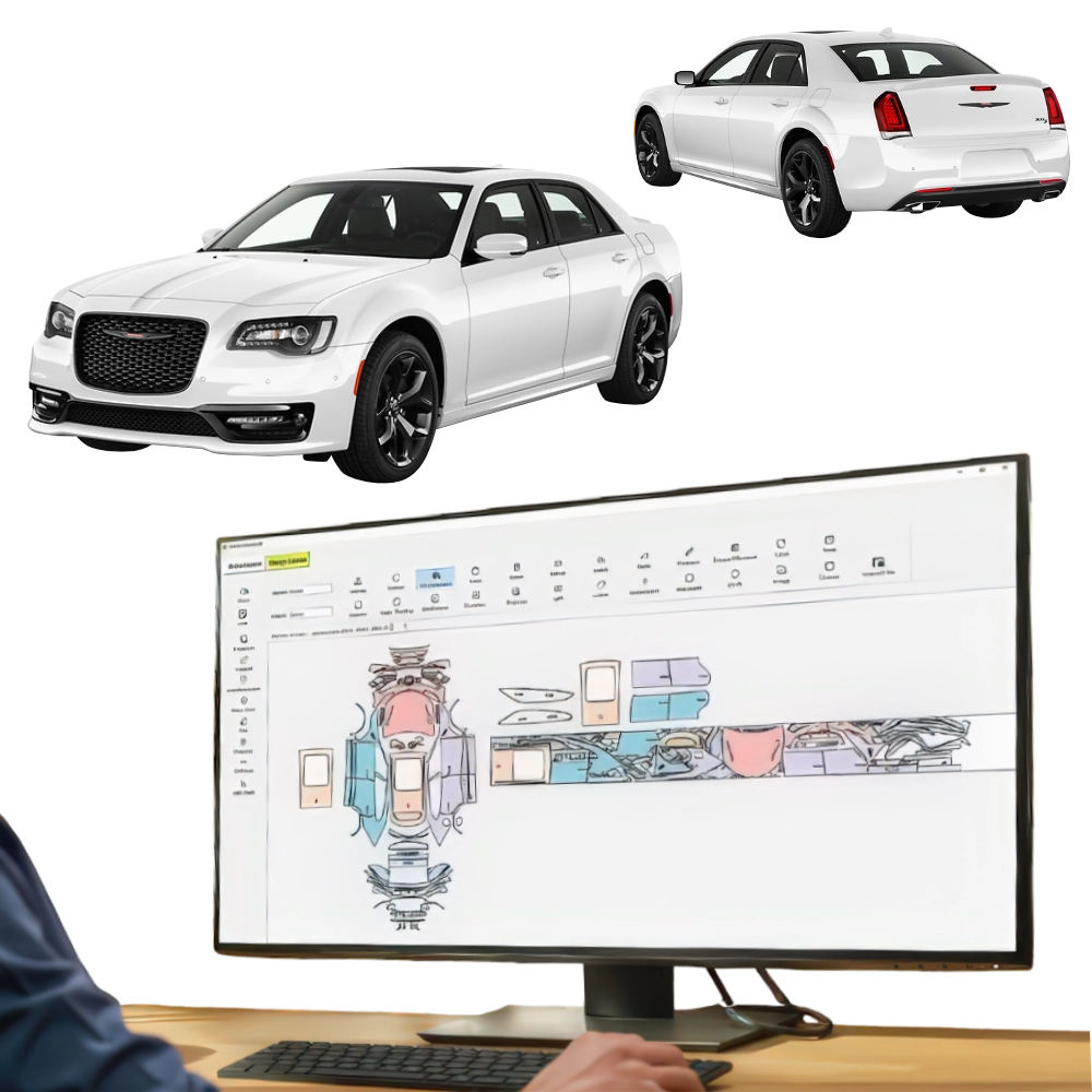 KIT Folii PPF pretaiate Chrysler