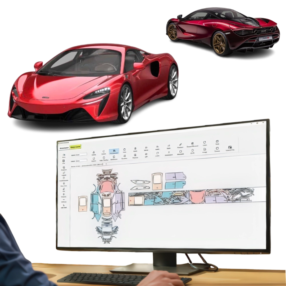 KIT Folii PPF pretaiate McLaren