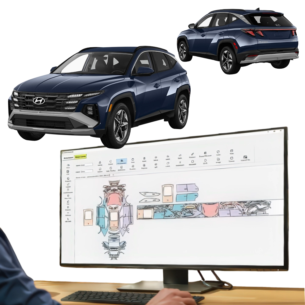 KIT Folii PPF pretaiate Hyundai