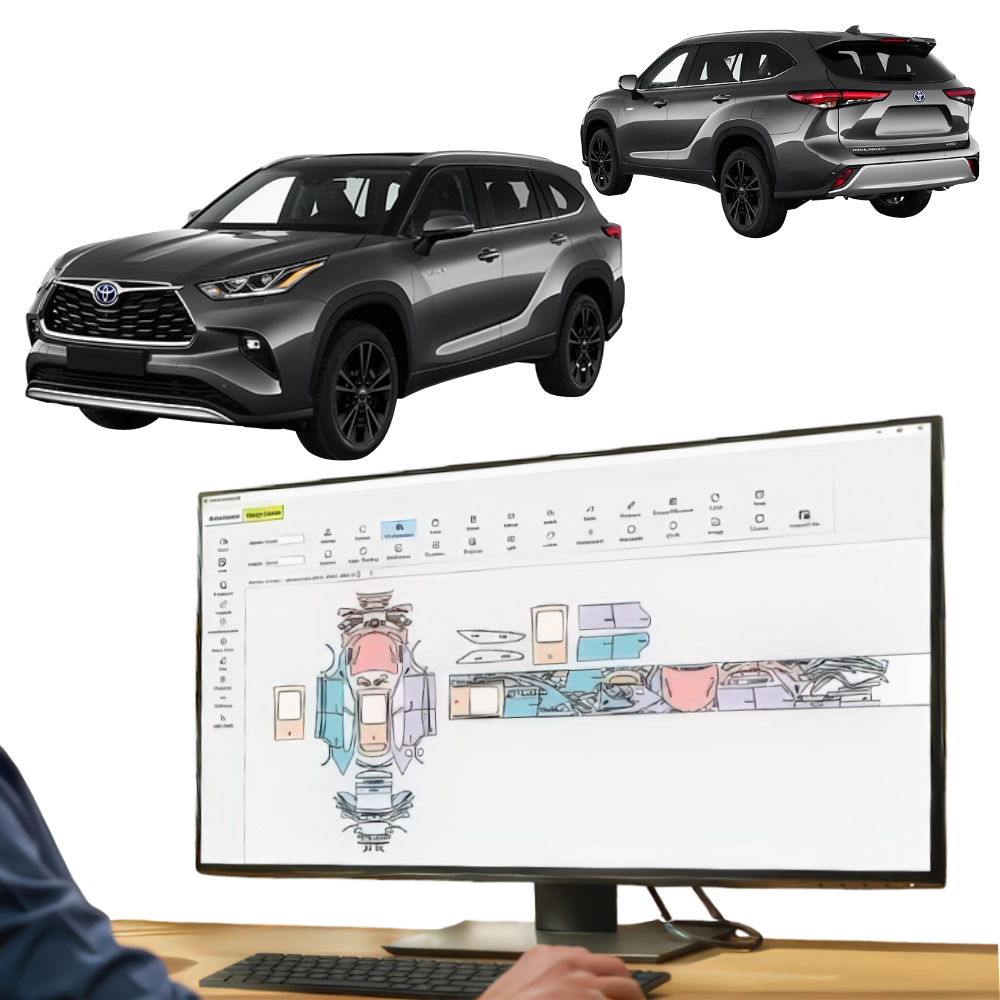 KIT Folii PPF pretaiate Toyota