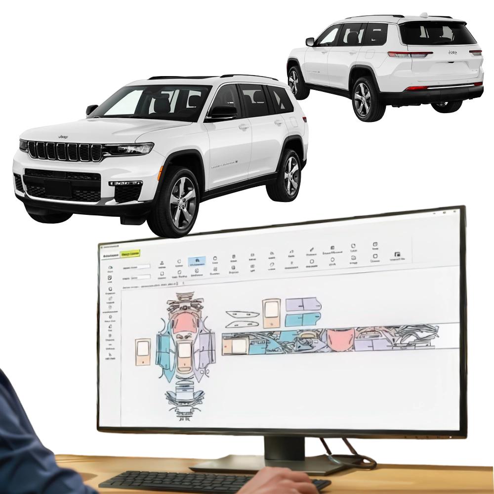 KIT Folii PPF pretaiate Jeep