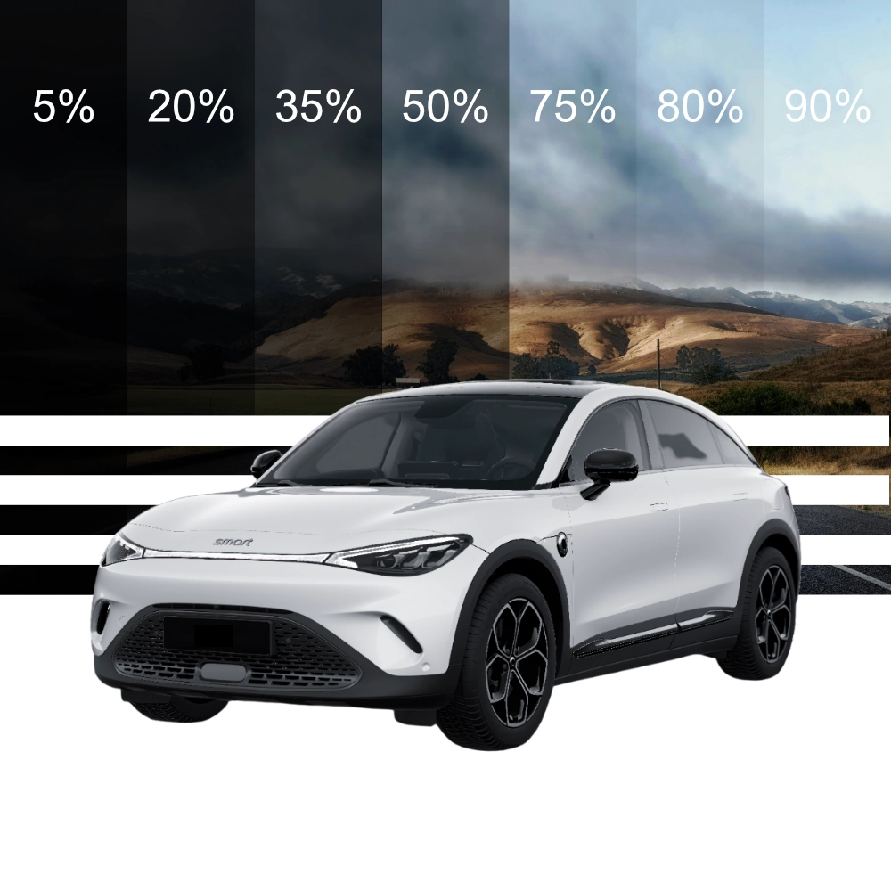 Folie protectie solara pre-taiata pentru geamuri auto Smart