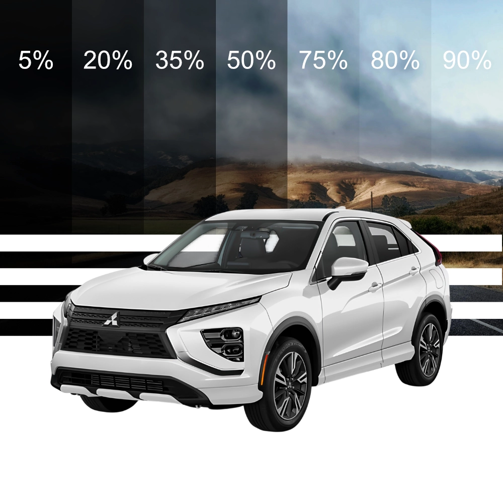 Folie protectie solara pre-taiata pentru geamuri auto Mitsubishi