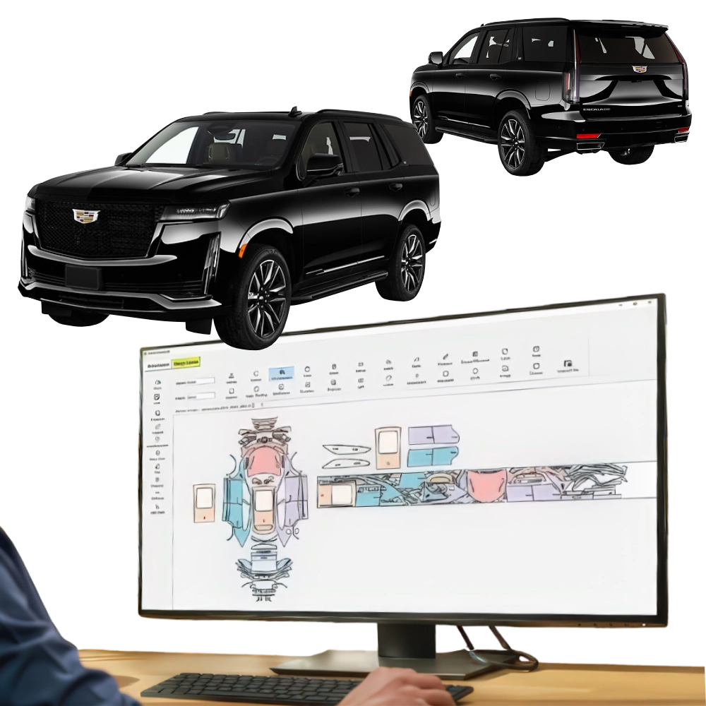 KIT Folii PPF pretaiate Cadillac