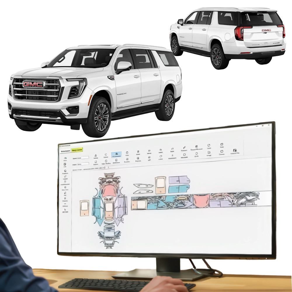 KIT Folii PPF pretaiate GMC