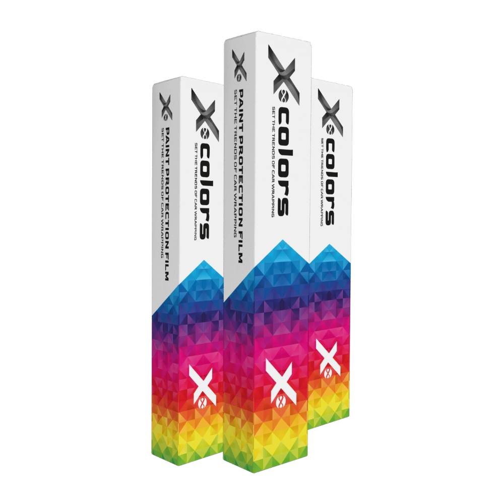 Folii PPF colorate X-colors – protecție auto în culori vibrante, culori custom disponibile