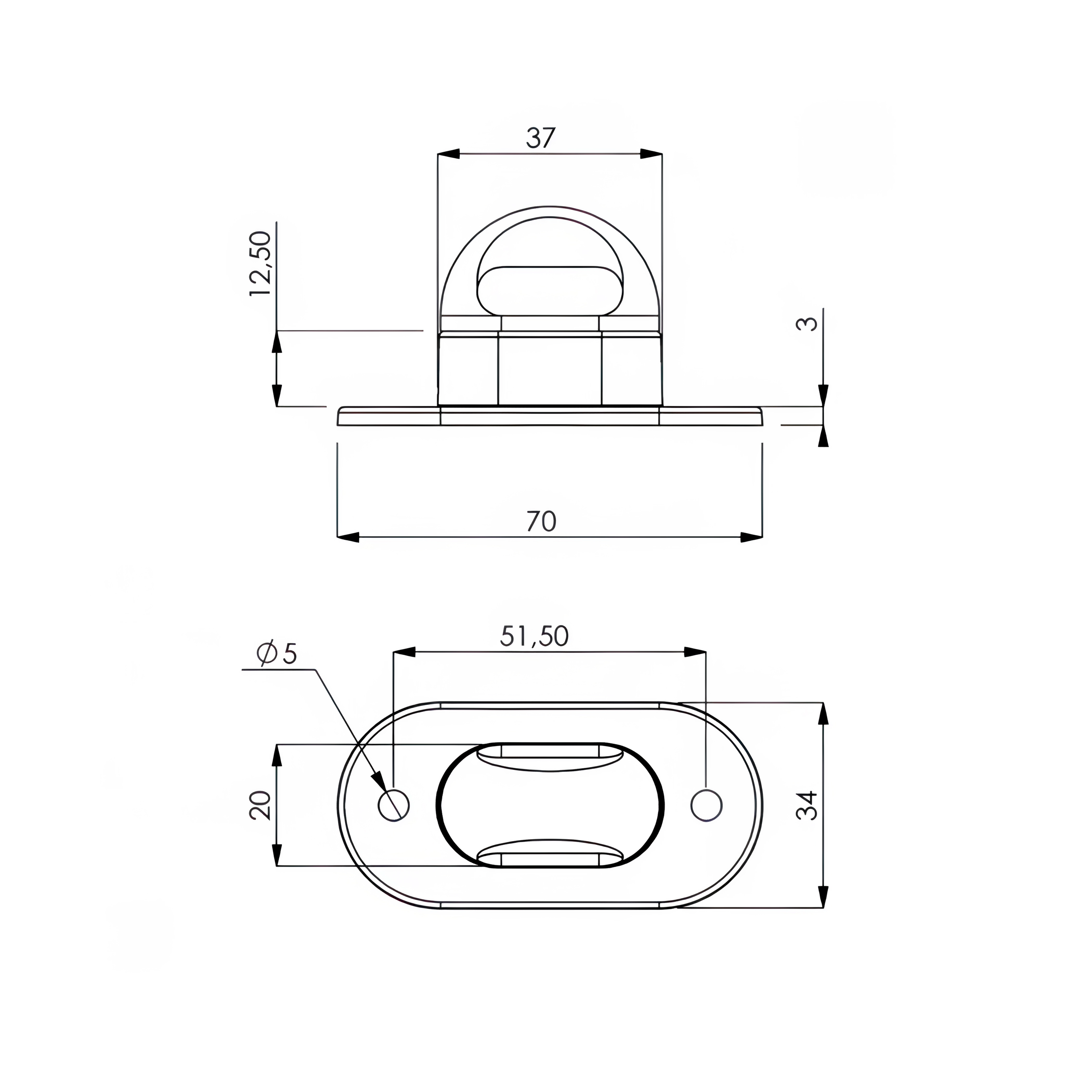 Brida rotativa folie terasa set 10 buc