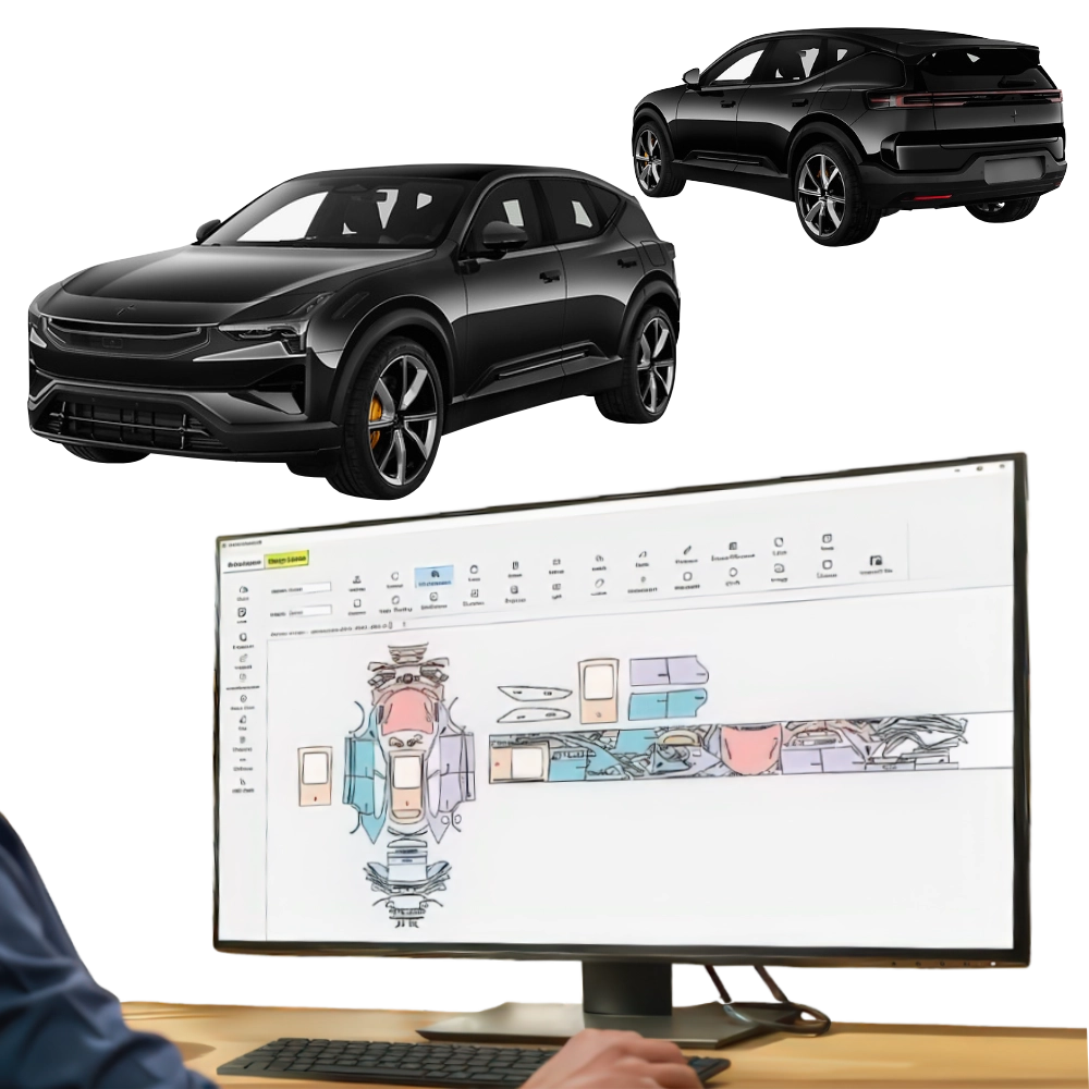 KIT Folii PPF pretaiate Polestar