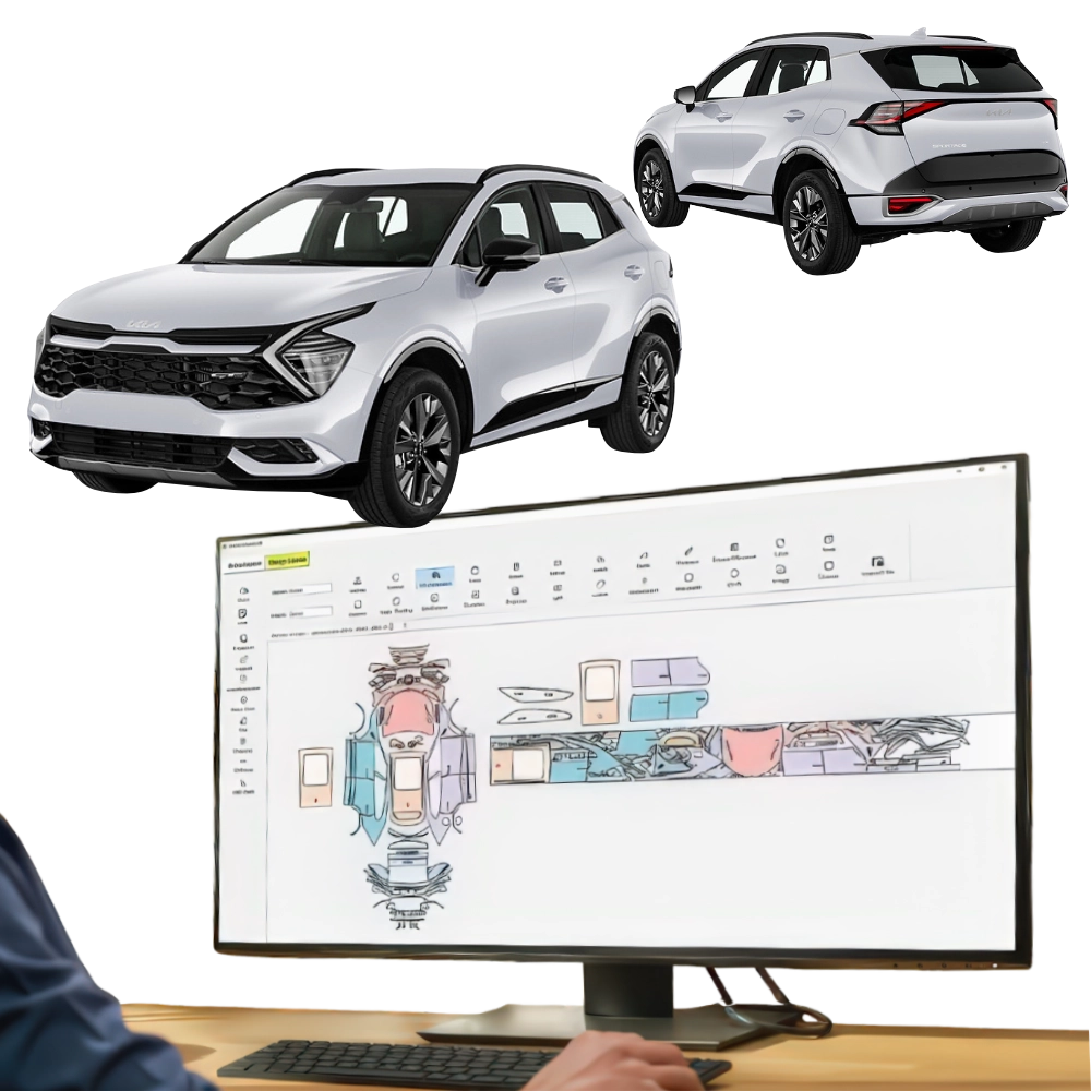 KIT Folii PPF pretaiate Kia