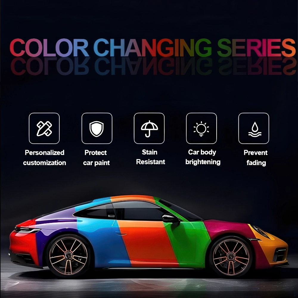 Folii PPF colorate X-colors – protecție auto în culori vibrante, culori custom disponibile