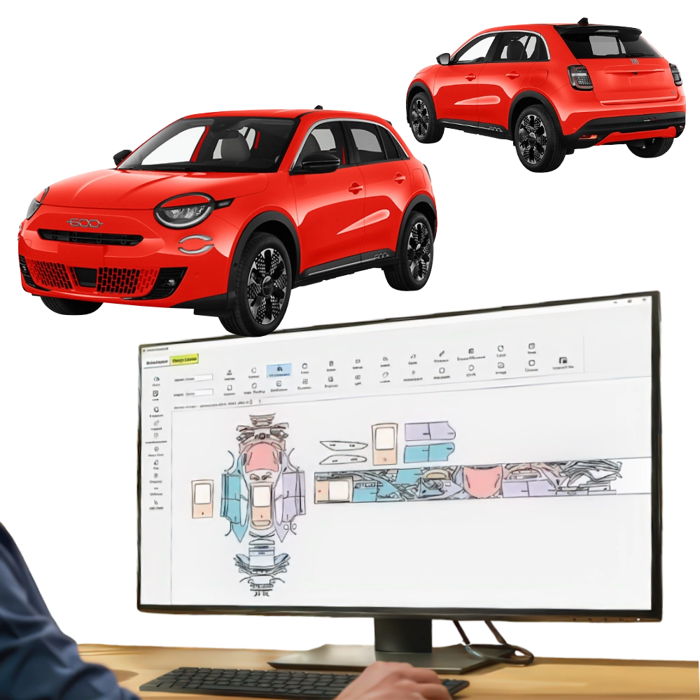 KIT Folii PPF pretaiate Fiat