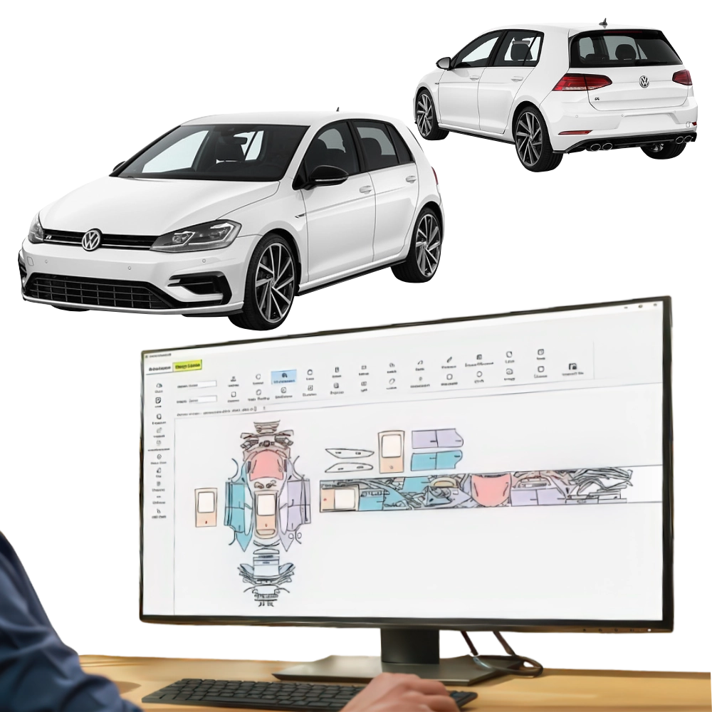 KIT Folii PPF pretaiate Volkswagen