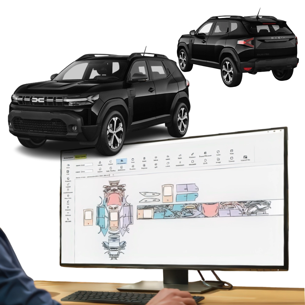 KIT Folii PPF pretaiate Dacia