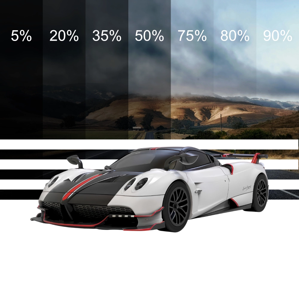 Folie protectie solara pre-taiata pentru geamuri auto Pagani