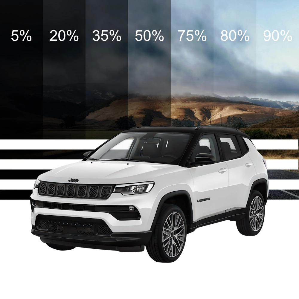Folie protectie solara pre-taiata pentru geamuri auto Jeep