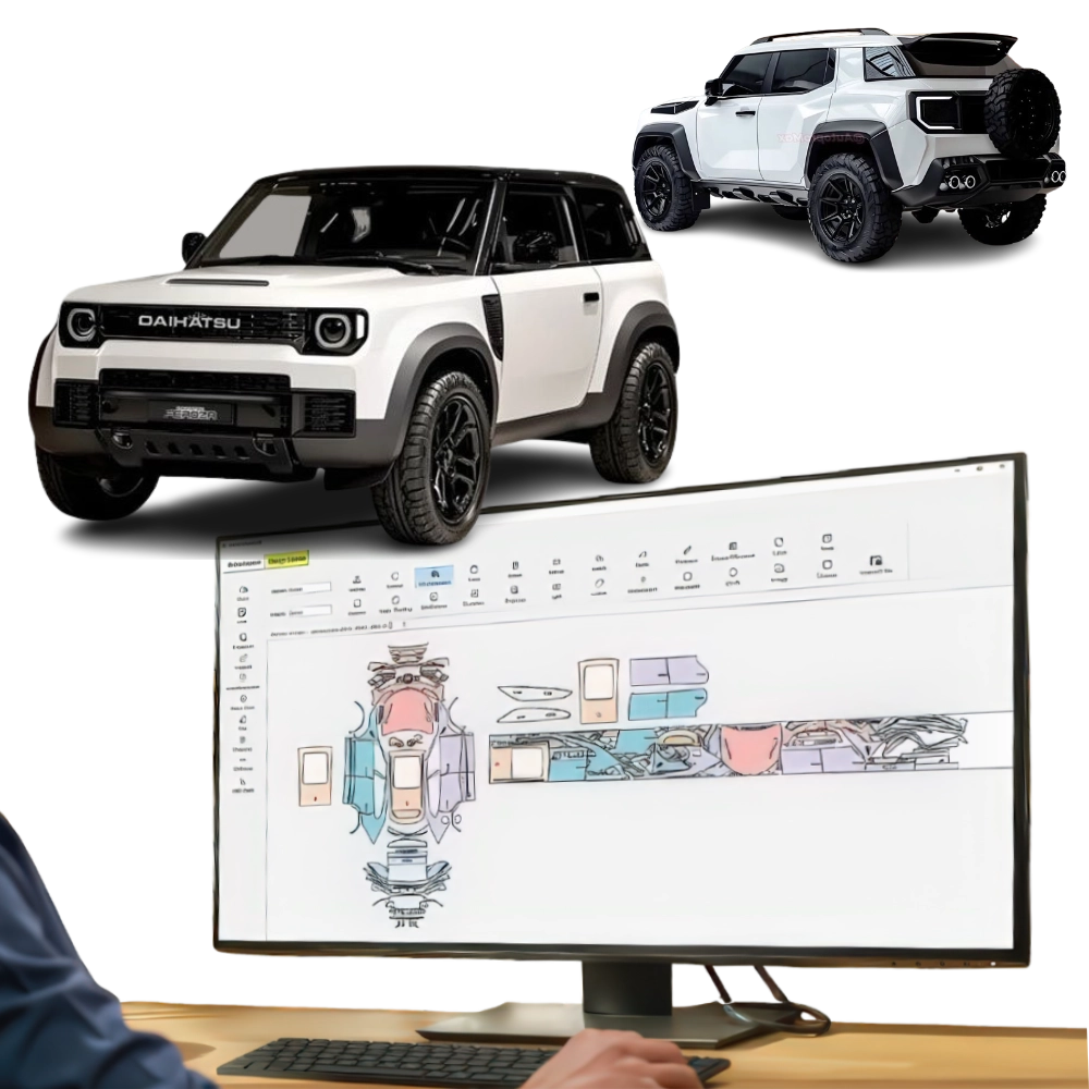 KIT Folii PPF pretaiate Daihatsu