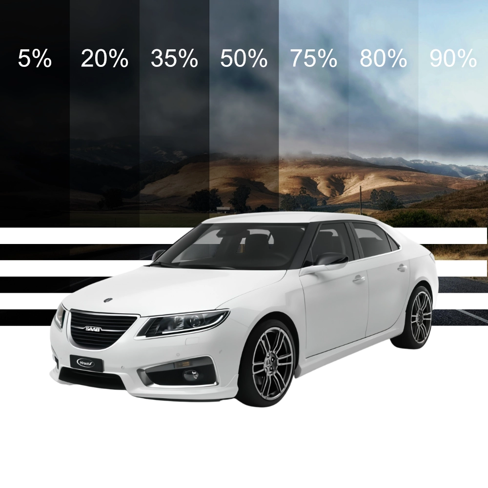 Folie protectie solara pre-taiata pentru geamuri auto Saab