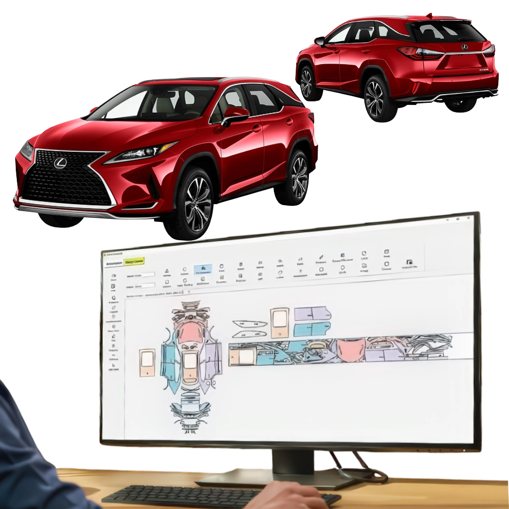 KIT Folii PPF pretaiate Lexus