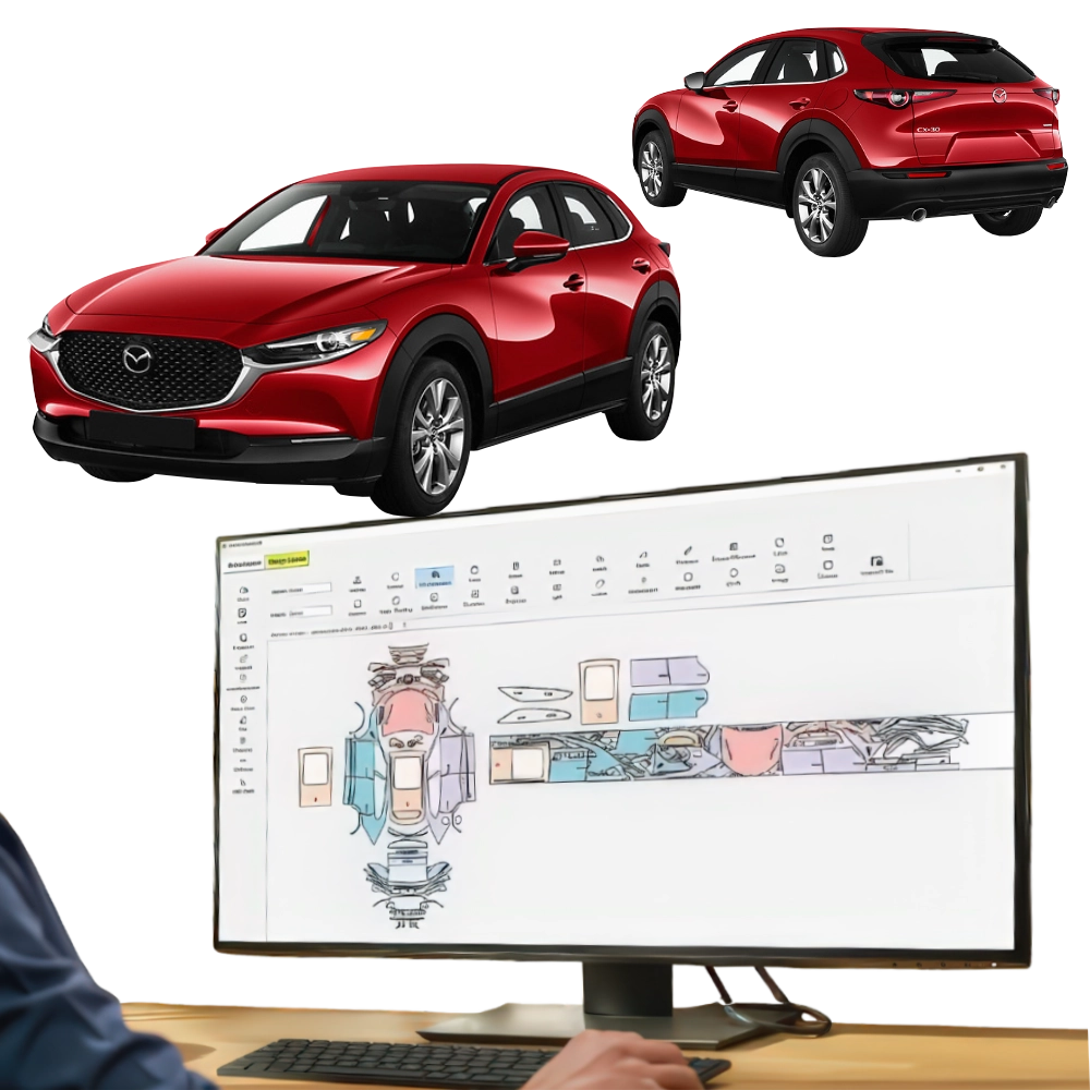 KIT Folii PPF pretaiate Mazda