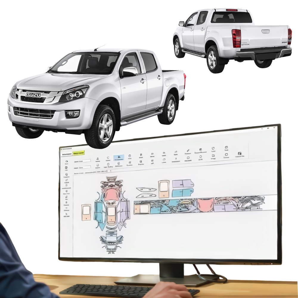 KIT Folii PPF pretaiate Isuzu