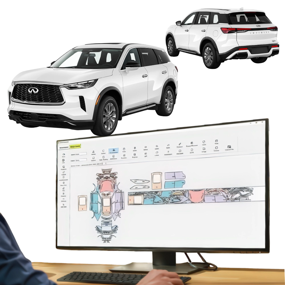 KIT Folii PPF pretaiate Infiniti